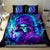 Flame Girl Skull Bedding Set The Good Girl In Me Got Tired Of The Bullshit - Wonder Print Shop