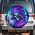 Flame Girl Skull Spare Tire Cover The Good Girl In Me Got Tired Of The Bullshit - Wonder Print Shop