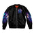 Witch Skull Sleeve Zip Bomber Jacket Wake Up Beasuty I't Time To Beast