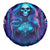 Witch Skull Spare Tire Cover Wake Up Beasuty I't Time To Beast - Wonder Print Shop