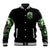 Flame Reaper Skull Baseball Jacket I'm Not Anti Social I'm Just Not User Friendly - Wonder Print Shop