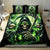 Flame Reaper Skull Bedding Set I'm Not Anti Social I'm Just Not User Friendly - Wonder Print Shop