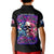 Rose Skull Kid Polo Shirt Assuming I Was Like Most Girls Was Your First Mistake - Wonder Print Shop