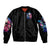 Rose Skull Sleeve Zip Bomber Jacket Assuming I Was Like Most Girls Was Your First Mistake