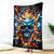 Flame Skull Blanket When I Was Born The Devil Said Ohh Shit Competition