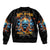 Flame Skull Bomber Jacket When I Was Born The Devil Said Ohh Shit Competition - Wonder Print Shop