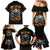 Flame Skull Family Matching Mermaid Dress and Hawaiian Shirt When I Was Born The Devil Said Ohh Shit Competition - Wonder Print Shop