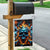 Flame Skull Garden Flag When I Was Born The Devil Said Ohh Shit Competition - Wonder Print Shop