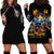 Flame Skull Hoodie Dress When I Was Born The Devil Said Ohh Shit Competition - Wonder Print Shop