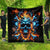 Flame Skull Quilt When I Was Born The Devil Said Ohh Shit Competition