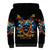 Flame Skull Sherpa Hoodie When I Was Born The Devil Said Ohh Shit Competition