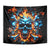 Flame Skull Tapestry When I Was Born The Devil Said Ohh Shit Competition