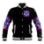 Thunder Skull Baseball Jacket Love Me Like My Demons Do - Wonder Print Shop