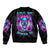 Thunder Skull Bomber Jacket Love Me Like My Demons Do - Wonder Print Shop