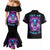 Thunder Skull Couples Matching Mermaid Dress and Hawaiian Shirt Love Me Like My Demons Do - Wonder Print Shop