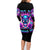 Thunder Skull Family Matching Long Sleeve Bodycon Dress and Hawaiian Shirt Love Me Like My Demons Do - Wonder Print Shop