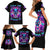 Thunder Skull Family Matching Short Sleeve Bodycon Dress and Hawaiian Shirt Love Me Like My Demons Do - Wonder Print Shop