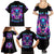 Thunder Skull Family Matching Summer Maxi Dress and Hawaiian Shirt Love Me Like My Demons Do - Wonder Print Shop