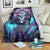 Rose Skull Blanket I'm Never Alone My Demons Are With Me 24/7