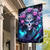 Rose Skull Garden Flag I'm Never Alone My Demons Are With Me 24/7 - Wonder Print Shop