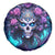 Rose Skull Spare Tire Cover I'm Never Alone My Demons Are With Me 24/7 - Wonder Print Shop