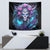 Rose Skull Tapestry I'm Never Alone My Demons Are With Me 24/7