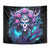 Rose Skull Tapestry I'm Never Alone My Demons Are With Me 24/7