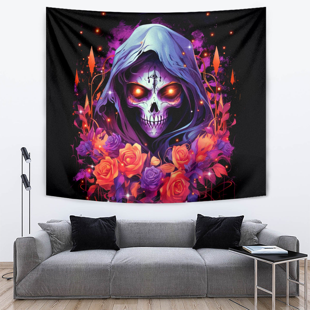 Rose Skull Tapestry F Bomb Mom I Sprinkle That Shit Like Confetti