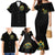 Sunflower Skull Family Matching Mermaid Dress and Hawaiian Shirt I'm Blunt Because God Rolled Me That Way - Wonder Print Shop