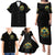 Sunflower Skull Family Matching Puletasi and Hawaiian Shirt I'm Blunt Because God Rolled Me That Way - Wonder Print Shop