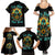 Sunflower Skull Family Matching Summer Maxi Dress and Hawaiian Shirt I'm Blunt Because God Rolled Me That Way - Wonder Print Shop