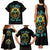 Sunflower Skull Family Matching Tank Maxi Dress and Hawaiian Shirt I'm Blunt Because God Rolled Me That Way - Wonder Print Shop