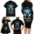 Devil Skull Family Matching Long Sleeve Bodycon Dress and Hawaiian Shirt One Day I'm Gonna Just Say And Let My Demons Out Play - Wonder Print Shop