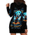 Devil Skull Hoodie Dress One Day I'm Gonna Just Say And Let My Demons Out Play - Wonder Print Shop