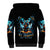 Devil Skull Sherpa Hoodie One Day I'm Gonna Just Say And Let My Demons Out Play