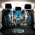 Wolf Skull Back Car Seat Cover Born As Human But Wolft At Heart - Wonder Print Shop