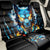 Wolf Skull Back Car Seat Cover Born As Human But Wolft At Heart - Wonder Print Shop