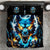 Wolf Skull Bedding Set Born As Human But Wolft At Heart - Wonder Print Shop