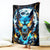 Wolf Skull Blanket Born As Human But Wolft At Heart