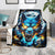 Wolf Skull Blanket Born As Human But Wolft At Heart