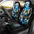 Wolf Skull Car Seat Cover Born As Human But Wolft At Heart - Wonder Print Shop