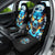 Wolf Skull Car Seat Cover Born As Human But Wolft At Heart - Wonder Print Shop