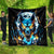 Wolf Skull Quilt Born As Human But Wolft At Heart