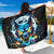 Wolf Skull Sarong Born As Human But Wolft At Heart - Wonder Print Shop