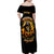 Sunflower Skull Family Matching Off Shoulder Maxi Dress and Hawaiian Shirt Assuming I Was Like Most Girls Was Your First Mistake - Wonder Print Shop