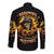 Sunflower Skull Long Sleeve Button Shirt Assuming I Was Like Most Girls Was Your First Mistake - Wonder Print Shop