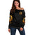 Sunflower Skull Off Shoulder Sweater Assuming I Was Like Most Girls Was Your First Mistake - Wonder Print Shop