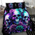 Rose Skull Bedding Set Stuck Between IDK IDC And IDGAF - Wonder Print Shop