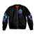 Rose Skull Bomber Jacket Stuck Between IDK IDC And IDGAF - Wonder Print Shop