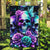 Rose Skull Garden Flag Stuck Between IDK IDC And IDGAF - Wonder Print Shop